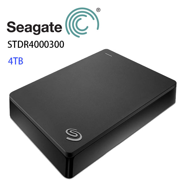 SEAGATE BACK UP PLUS PORTABLE 2.5' 4TB BLACK STDR4000300