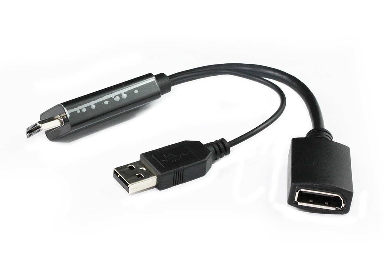 High Qualtiy HDMI (Source , input ) to DP (Display port, output, monitor etc ..) converter Cable with USB power Support 4K X 2K