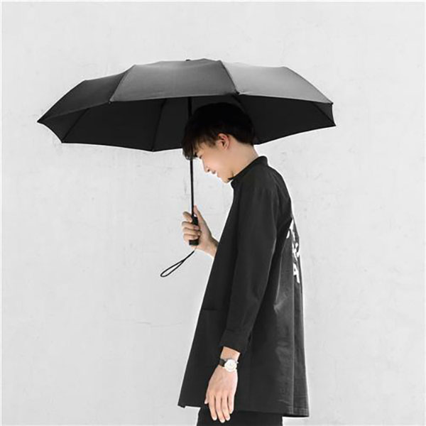 Xiaomi Umbrella Ultra Light Automatic Foldable Sun-Rain Umbrella One Key to Open & Close - Black (RRP: $59.00)