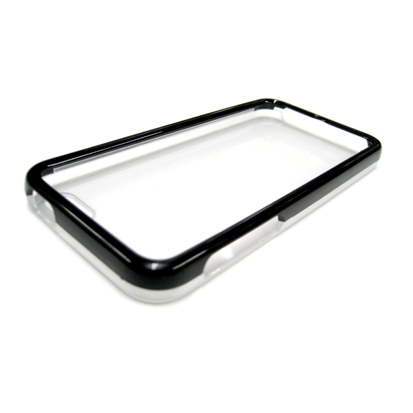 COLORED FRAME CLEAR MATTE BACK CASE FOR IPHONE 5