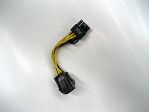 6-Pin Female to 8-Pin Male PCI-E 2.0 Adapter Power Cable