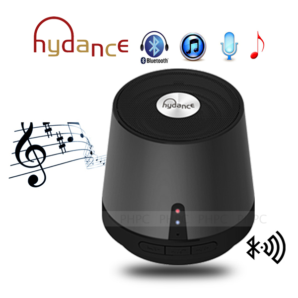 HYDANCE MAXI SOUND MP3 Player with Mini Bluetooth Speaker & Power Bank - BLACK