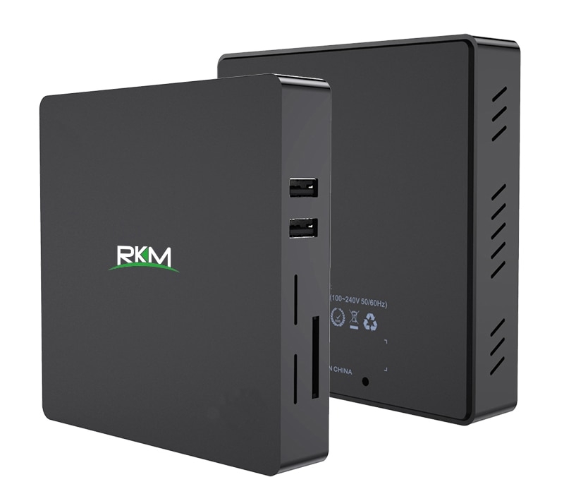 RKM MK36T PLUS TV Box Win10 Z8350 4GB RAM,64GB ROM eMMC Dual Band WIFI 802.11Bluetooth4.0 USB3.0