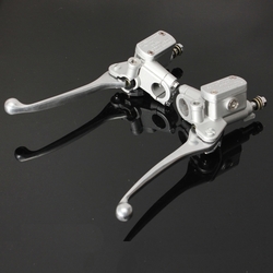 Brake Master Cylinder Clutch Levers Left Or Right Side With Mirror Thread For Motorcycle ATV DIRT PIT BIKE 2