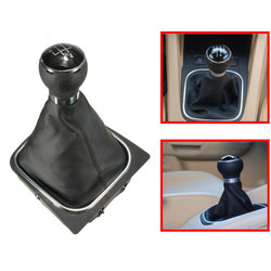 5 Speed Gear Shift Knob Gator Boot For VW Golf 6 MK5 MK6 2005-2014 5 5 Speed Gear Shift Knob Gator Boot For VW Golf 6 MK5 MK6 2005-2014 - Image 5