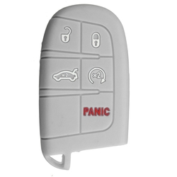 Silicone Car Key Case Cover Fob Shell 5 Button Remote for Jeep Chrysler Dodge Fiat 4 Silicone Car Key Case Cover Fob Shell 5 Button Remote for Jeep Chrysler Dodge Fiat - Image 4