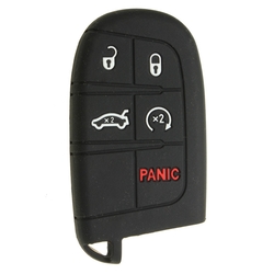 Silicone Car Key Case Cover Fob Shell 5 Button Remote for Jeep Chrysler Dodge Fiat 5 Silicone Car Key Case Cover Fob Shell 5 Button Remote for Jeep Chrysler Dodge Fiat - Image 5
