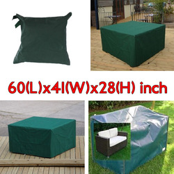 152x104x71cm Garden Outdoor Furniture Waterproof Breathable Dust Cover Table Shelter 2
