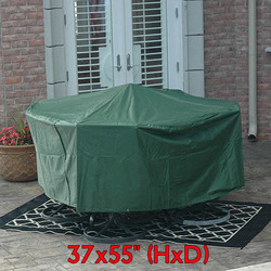 95x140cm Garden Outdoor Furniture Waterproof Breathable Round Dust Cover Table Shelter 2 95x140cm Garden Outdoor Furniture Waterproof Breathable Round Dust Cover Table Shelter - Image 2