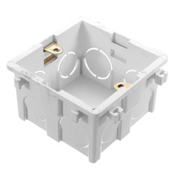 86x86mm Wall Plate Box Universal White Socket Switch Back Cassette 1 86x86mm Wall Plate Box Universal White Socket Switch Back Cassette