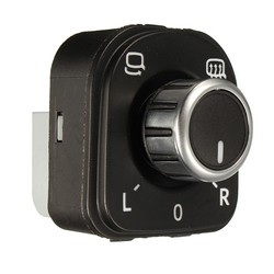 Side Mirror Switch for VW Golf GTI MK5 MK6 Jetta MK5 Rabbit 5ND959565A 5K0959565 2 Side Mirror Switch for VW Golf GTI MK5 MK6 Jetta MK5 Rabbit 5ND959565A 5K0959565 - Image 2