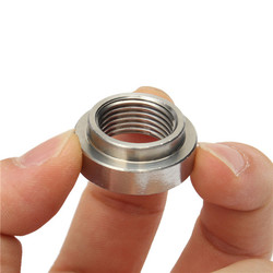 M18 x 1.5 Stainless Steel Exhaust Pipe Base Nut 3 M18 x 1.5 Stainless Steel Exhaust Pipe Base Nut - Image 3
