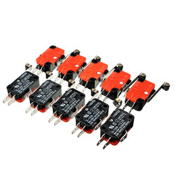 Wendao V-156-1C25 Micro Switch Long Hinge Roller Lever Stroke Limit Switches 10pcs 2 Wendao V-156-1C25 Micro Switch Long Hinge Roller Lever Stroke Limit Switches 10pcs - Image 2