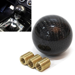 Carbon Fiber 5 6 Speed MT Fit Manual Transmission Gear Shift Knob Shifter Black 3 Carbon Fiber 5 6 Speed MT Fit Manual Transmission Gear Shift Knob Shifter Black - Image 3