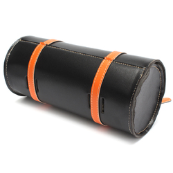 Motorcycle Side Saddle Bag PU Leather Round Saddle Tool Bag Universal 7 Motorcycle Side Saddle Bag PU Leather Round Saddle Tool Bag Universal - Image 7