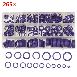 265Pcs R22/R134a Air Conditioning O-Ring Rubber Rings Waterproof Washer 1