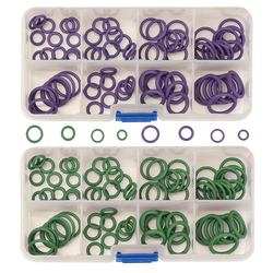 145Pcs A/C R134a System Air Conditioning O Ring Seals Washer Kit 1
