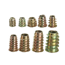 M4 M5 M6 M8 M10 Type D W/ Flange Hex Drive Screw In Threaded Insert For Wood 3 M4 M5 M6 M8 M10 Type D W/ Flange Hex Drive Screw In Threaded Insert For Wood - Image 3