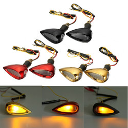 Pair 12V Universal Motorcycle Amber LED Turn Signal Indicator Running Light Bullet 1 Pair 12V Universal Motorcycle Amber LED Turn Signal Indicator Running Light Bullet