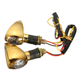Pair 12V Universal Motorcycle Amber LED Turn Signal Indicator Running Light Bullet 3 Pair 12V Universal Motorcycle Amber LED Turn Signal Indicator Running Light Bullet - Image 3