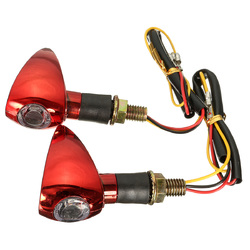 Pair 12V Universal Motorcycle Amber LED Turn Signal Indicator Running Light Bullet 5 Pair 12V Universal Motorcycle Amber LED Turn Signal Indicator Running Light Bullet - Image 5