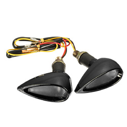 Pair 12V Universal Motorcycle Amber LED Turn Signal Indicator Running Light Bullet 6 Pair 12V Universal Motorcycle Amber LED Turn Signal Indicator Running Light Bullet - Image 6