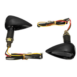 Pair 12V Universal Motorcycle Amber LED Turn Signal Indicator Running Light Bullet 7 Pair 12V Universal Motorcycle Amber LED Turn Signal Indicator Running Light Bullet - Image 7