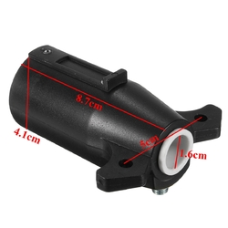 Black Round Trailer Connector 7 Poles RV Male Light Plug 7 Way Connector 7 Black Round Trailer Connector 7 Poles RV Male Light Plug 7 Way Connector - Image 7