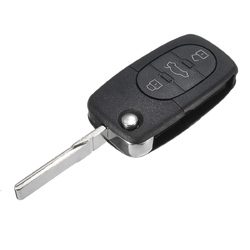 433MHZ 3 Button Flip Remote Key Fob ID48 Chip for Auid A3 A4 A6 TT 4D0 837 231 A 1