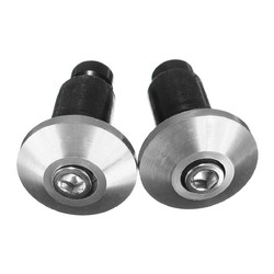 Pair 7/8inch Universal Handlebar Hand Grips Bar End Plugs Cap Motorcycle Bike 2