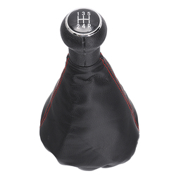 5 Speed Gear Shift Knob With Leather Boot For VW Golf 3 MK3 92-98/Vento 92-98 1