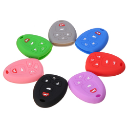 5 Buttons Silicone Key Cover Case Shell For Chevrolet 2