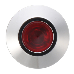 12V Metal 8mm LED Panel Dash Lamp Warning Light Indicator Waterproof 5
