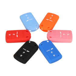 Car Key Case 3 Buttons Smart Remote Key Case Silicone Cover For Acura MDX ZDX RDX TLX RL 1