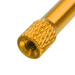 Suleve?„? M3AR4 10Pcs M3 25mm Knurled Standoff Aluminum Alloy Multicolor 6 Suleve?„? M3AR4 10Pcs M3 25mm Knurled Standoff Aluminum Alloy Multicolor - Image 6