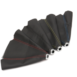 Universal Car PVC Leather Gear Manual Gaiter Shifter Shift Boot Cover W/ Stitch 7 Universal Car PVC Leather Gear Manual Gaiter Shifter Shift Boot Cover W/ Stitch - Image 7