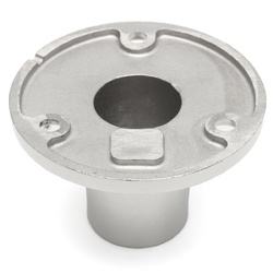 Rail/Stanchion Round Base 316 Stainless Steel Boat for 7/8 Inch 22mm Tube 90 Degree 3 Rail/Stanchion Round Base 316 Stainless Steel Boat for 7/8 Inch 22mm Tube 90 Degree - Image 3