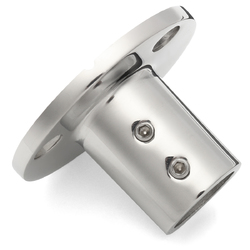 Rail/Stanchion Round Base 316 Stainless Steel Boat for 7/8 Inch 22mm Tube 90 Degree 4 Rail/Stanchion Round Base 316 Stainless Steel Boat for 7/8 Inch 22mm Tube 90 Degree - Image 4