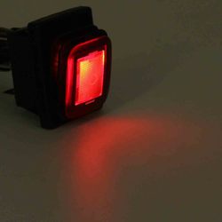 12V 16A 6Pin Waterproof Rocker Switch With Lamp Light Momentary 7 12V 16A 6Pin Waterproof Rocker Switch With Lamp Light Momentary - Image 7