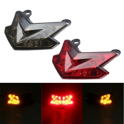 Rear LED Tail Brake Turn Signal License Integrated Light For Kawasaki Z800 ZX-6R 1 Rear LED Tail Brake Turn Signal License Integrated Light For Kawasaki Z800 ZX-6R
