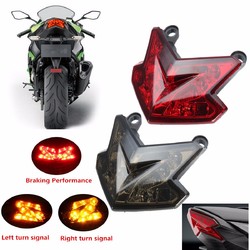 Rear LED Tail Brake Turn Signal License Integrated Light For Kawasaki Z800 ZX-6R 6 Rear LED Tail Brake Turn Signal License Integrated Light For Kawasaki Z800 ZX-6R - Image 6