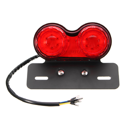 LED License Plate Brake Tail Turn Signal Dual Light For Motorcycle Bobber Cafe 2 LED License Plate Brake Tail Turn Signal Dual Light For Motorcycle Bobber Cafe - Image 2