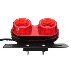 LED License Plate Brake Tail Turn Signal Dual Light For Motorcycle Bobber Cafe 4 LED License Plate Brake Tail Turn Signal Dual Light For Motorcycle Bobber Cafe - Image 4