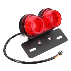 LED License Plate Brake Tail Turn Signal Dual Light For Motorcycle Bobber Cafe 6 LED License Plate Brake Tail Turn Signal Dual Light For Motorcycle Bobber Cafe - Image 6