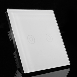 AC100-250V 1 Way 2 Gang Tempered Glass Remote Control Touch Switch Light Wall Switch 4 AC100-250V 1 Way 2 Gang Tempered Glass Remote Control Touch Switch Light Wall Switch - Image 4