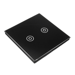 AC100-250V 1 Way 2 Gang Tempered Glass Remote Control Touch Switch Light Wall Switch 7 AC100-250V 1 Way 2 Gang Tempered Glass Remote Control Touch Switch Light Wall Switch - Image 7