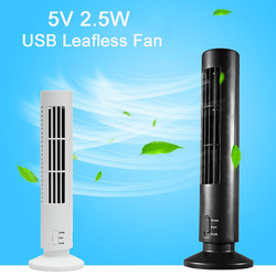 5V 2.5W Mini Portable USB Cooling Air Conditioner Purifier Tower Bladeless Desk Fan 2 5V 2.5W Mini Portable USB Cooling Air Conditioner Purifier Tower Bladeless Desk Fan - Image 2