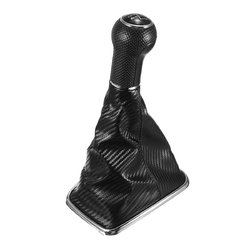 Car 5-Speed Leatherette Gear Gaitor Knob Shift Boot Cover For Volkswagen Jetta 3 Car 5-Speed Leatherette Gear Gaitor Knob Shift Boot Cover For Volkswagen Jetta - Image 3