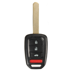 4 Buttons Remote Key Cover Shell Case Replacement for Honda Accord 2013-2015 2