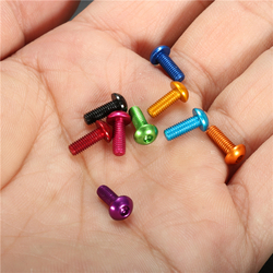 Suleve?„? M3AH6 10Pcs M3?—8mm Hex Socket Screws Round Head Cap Screws 7075 Aluminum Alloy 5 Suleve?„? M3AH6 10Pcs M3?—8mm Hex Socket Screws Round Head Cap Screws 7075 Aluminum Alloy - Image 5